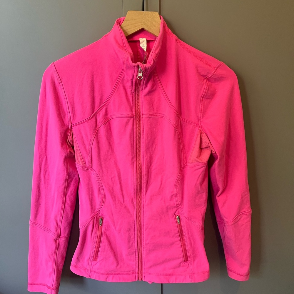 Lululemon Athletica Vibrant Pink Jacket